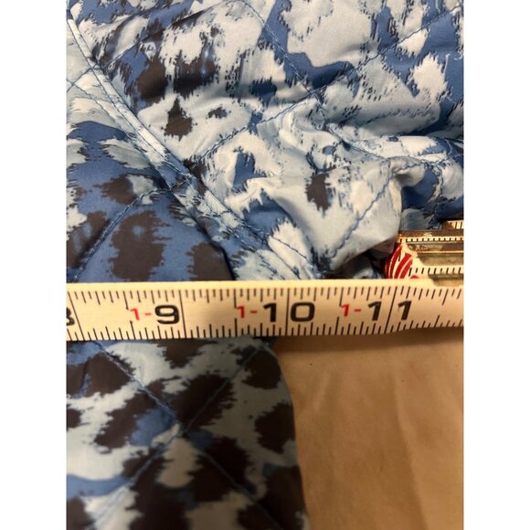 NWT The North Face Womens Anna Jacket Dish Blue Leopard Print XL Winter Skiing - Picture 6 of 8